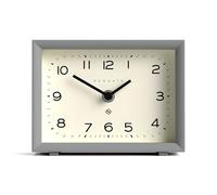 Newgate® Henry Orologio da scrivania | Design rettangolare contemporaneo | Grigio raffinato | Monache facili da leggere | Stile moderno per scrivania, tavolo, mensola o comodino