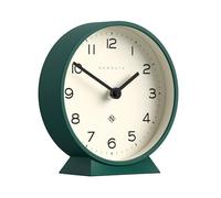 Newgate® M Orologio da scrivania Mantel Echo | Design moderno a tondo | Verde Eden | Numeri facili da leggere | Stile contemporaneo per scrivania, tavolo, mensola o comodino