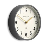 Newgate® Master Edwards Orologio da parete - Orologio da cucina - Orologio da soggiorno - Orologio rotondo - Elegante arredamento per la casa (Grigio)