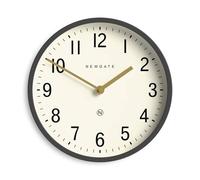Newgate® Master Edwards Orologio da parete - Orologio da cucina - Orologio da soggiorno - Orologio rotondo - Elegante arredamento per la casa (Grigio)