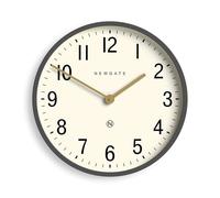 Newgate® Mr Edwards orologio da parete | Grande orologio classico moderno ispirato alla metà del secolo | 45cm | Cassa profonda in metallo grigio opaco | Stile classico per cucina