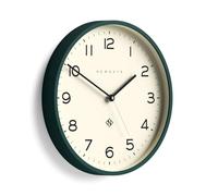 Newgate® Number Three Echo Orologio a parete | Orologio a tondo moderno | 37cm | Verde Eden | Numeri facili da leggere | Ideale per cucina, soggiorno o ufficio