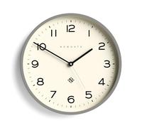 Newgate® Number Three Echo orologio da parete | Orologio rotondo moderno | 37cm | Grigio elegante | Numeri facili da leggere | Ideale per cucina, soggiorno o ufficio