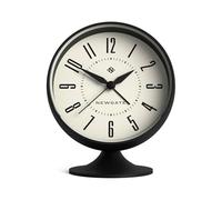 Newgate® Spheric sveglia | Iconico design retrò a cupola | Finitura nera morbida in gomma | Ideale per comodino, scrivania o scaffale | Accessori da camera da letto e ufficio di metà secolo