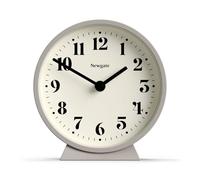 Newgate® Theatre orologio da mensola | Design rotondo moderno classico | Pietra | Stile contemporaneo per scrivania, tavolo, scaffale o comodino