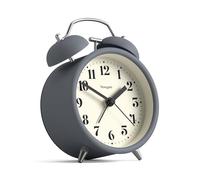 Newgate® Theatre sveglia | Sveglia classica moderna a campana gemella | Marina francese | Numeri facili da leggere | Ideale per comodino, scrivania o scaffale | Accessori retrò da letto e ufficio