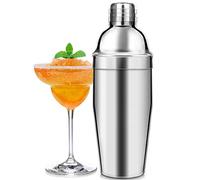 NewGF Shaker per cocktail, 600 ml Shaker per Martini con filtro integrato per il bartending, in acciaio inox, grande shaker da bar per miscelare bevande, ideale per margarita e altre bevande..