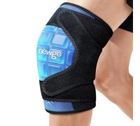 NEWGO Knee Fascia Fredda per Ginocchio, Gel Riutilizzabile per Ginocchio, Lesioni, Gonfiore, Chirurgia Sostituzione, Terapia Fredda per Artrite, Lesione Menisco, Infortuni Sportivi