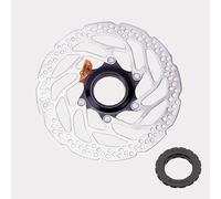 Newgoal Disco freno per bicicletta adatto per rotore freno a disco Shimano RT30 con bloccaggio centrale 160mm/180mm/disco freno per bicicletta da strada di montagna con bloccaggio centrale（160MM）