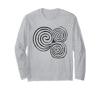 Newgrange Celtic Triskelion | Design Simbolo Celtico Maglia a Manica