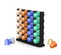 NewGround Designs Portacapsule per Nespresso (40 capsule) - Dispenser di capsule, supporto per capsule, supporto per capsule