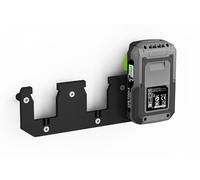 NewGround Designs Supporto da parete a batteria adatto per batterie Lux-Tools da 20 V, supporto a batteria da parete (3 batterie) con viti e tasselli [Made in Germany]