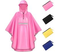 NEWIROVE Mantella Antipioggia Bambino Leggero Poncho Antipioggia Bambino Impermeabile Con Strisce Riflettenti Unisex Poncho Antipioggia Per Ragazze E Ragazzi