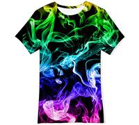 NEWISTAR T Shirt Ragazzo Ragazza 13-14 Anni 3D Maglietta Cool Manica Corta T Shirt Grafico Estate Magliette per Bambino Teens
