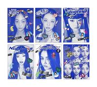 NewJeans - NewJeans - 1st EP [New Jeans] (Blubook Ver - Random) Log Book + Pin-Up Book + Phoning Manual Book + CD + ID Card + Sticker Pack + Photocards + Mini Poster + 3 Extra Photocards