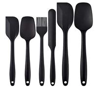 Newk Set di spatole da cucina in silicone, set da 6 pezzi con design in un unico pezzo, spatola in gomma antiaderente da cucina con anima in acciaio inossidabile per cucinare