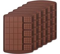 Newk Stampi in silicone per cioccolatini, caramelle ed energia, confezione da 6