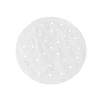 Newkeen 100 pezzi 9 Pollici Pergamena Rotonda Perforated bambù Steamer Liner - Anti-Aderente per Friggitrice Aria Cottura Steaming Basket Cottura Cake Pans Circle