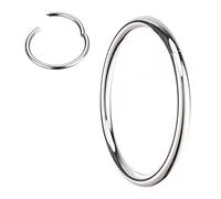 NewkeepsR 0.8mmx8mm titanio incernierato segmento clicker anello senza cuciture del cerchio del naso, orecchino del trago della traversina della cartilagine per le donne