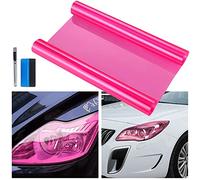 NewL 30,5 x 121,9 cm autoadesivo auto tinta faro posteriore fendinebbia vinile fumo pellicola foglio adesivo copertura rosa