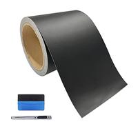 NewL Kit di attrezzi Gratuito Kit di imballaggio in vinile opaco per Black Out Chrome Rimuovi Finestra Finestra Accessori (7,5 cm x 9 metri)