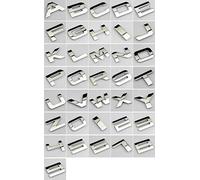 NewL Lettere Metalliche Personalizzate 3D Argentate Autoadesive Altezza 3cm | Resistente alle intemperie e antiruggine, superficie lucida, forte adesivo, per auto cassetta postale emblemi targhette nome