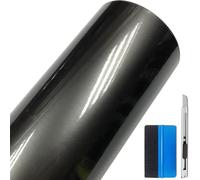 NewL Pellicola Vinile Auto DIY Candy Metallizzata Lucida Grigio