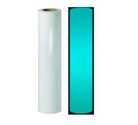 NewL Vinile a trasferimento termico luminoso Glow in the Dark HTV Iron On DIY T-Shirt Pellicola di carta di colore fluorescente, (Blu)