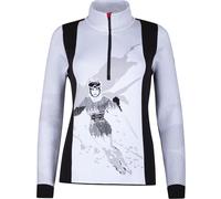 Newland Donna camicia da sci VAL D`ISÈRE black/white - M