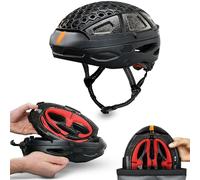 Newlane Casco da bici pieghevole, compatto, certificato per la sicurezza, prodotto nel Regno Unito, per adulti, ideale per pendolari, ciclisti, scooter elettrici. Design unisex per uomo e donna.