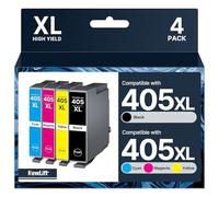 NewLift 405XL Cartucce d'inchiostro per Epson 405 per Epson 405xl Multipack per WF 4820 Cartucce WF-3825DWF WF-3820DWF WF-4825DWF WF-4830DTWF WF-7830DTWF WF-7835DTWF