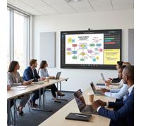 Newline Elara 75 Pro 75" 4K Interattiva Schermo interattivo professionale da 75 pollici con risoluzione 4K UHD, Android 13 con Google EDLA, tecnologia