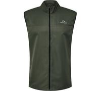 Newline Gilet sportivo 'Beat' verde scuro / bianco Uomo Newline M