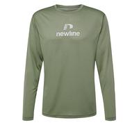 Newline nwlBEAT LS Tee, Blouse Uomo, Verde Profondo LICHENE, M
