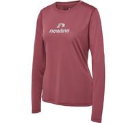 Newline nwlBEAT LS Tee Woman, Maglietta Donna, Marrone, L
