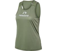 Newline nwlBEAT Singlet Woman, Maglietta Donna, Verde Profondo LICHENE, L