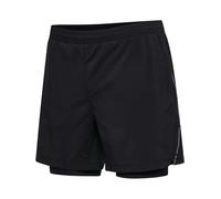 Newline, nwlFAST 2 in 1 Pantaloncini, Nero, XL