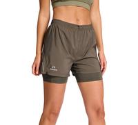 Newline NWLPACE 2IN1 SHORTS WOMAN Shorts S Verde