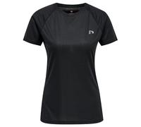 Newline Women Core Running T-Shirt S/S, Donna, Nero, L