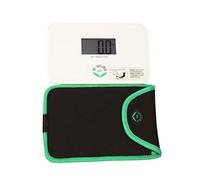 NewlineNY Il più piccolo scala bagno di viaggio con manicotto di protezione - off white