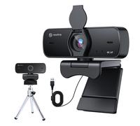 NewlineWork Webcam 4k PC con Doppio Microfoni con Cancellazione del Rumore Auto