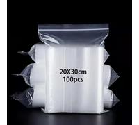 newlng 100pezzo Buste Trasparenti con Chiusura Bustine Trasparenti Richiudibili Sacchetti Alimenti con 20cm X 30cm Adatto per Libri vestiti Cappelli Sciarpe Scarpe (Disponibili in Varie Misure)