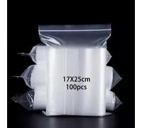 newlng 100pezzo Buste Trasparenti con Chiusura Bustine Trasparenti Richiudibili Sacchetti Alimenti con 17cm X 25cm Adatto per Libri vestiti Cappelli Sciarpe Scarpe (Disponibili in Varie Misure)