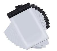 newlng Buste per Spedizioni Grandi 25X35cm 100Pezzi Opaco e Resistente allo Strappo con Strisce Autoadesive Buste Spedizione Vinted Logistica Tessile Borse di Trasporto Bianco