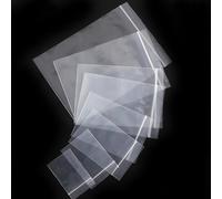 newlng Buste Trasparenti con Chiusura Bustine Trasparenti Richiudibili Sacchetti Alimenti con 9cmX13cm 200pezzo Sacchetti di Plastica per Campioni Monete(Disponibili in Varie Misure)