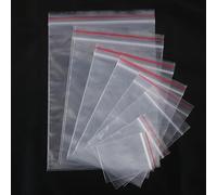 newlng bustine trasparenti richiudibili Richiudibili Sacchetti Alimenti con 8cmX12cm Sacchetti di Plastica per Campioni Monete 400pcs (Disponibili in Varie Misure)