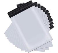 newlng Sacchetti per Spedizioni Vinted 500 X 700mm 20Pezzi Opaco e Resistente allo Strappo con Strisce Autoadesive Buste Spedizione Vinted Logistica Tessile Borse di Trasporto Bianco Large