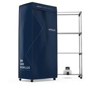 Newlux - Asciugatrice Elettrica Portatile Secadry (1200W) con Luce UV per Disinfettare. Capacità 15Kg, 180min, 4 Livelli. Asciugatrice a Ventilazione ideale come Armadio e Stendibiancheria, Blu