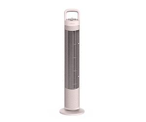 Newlux - Ventilatore a torre senza spas W80 (45W) 3 vel, oscillazione 70º, timer 120min e design compatto. Ventilatore da terra con motore in rame e maniglia trasporto. Senza installazione (Corallo)