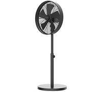 Newlux - Ventilatore da terra W1250 Smart 5 Aspas da ø40 cm, 3 velocità e motore in rame. Ventilatore a pedale con oscillazione 90°, inclinazione 80° e altezza regolabile fino a 125 cm (nero)